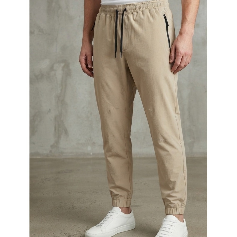 American Eagle Airflex Active Jogger Khaki Tan Technical Utility Pants Medium